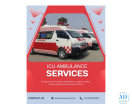 ICU Ambulance Service in Lucknow
