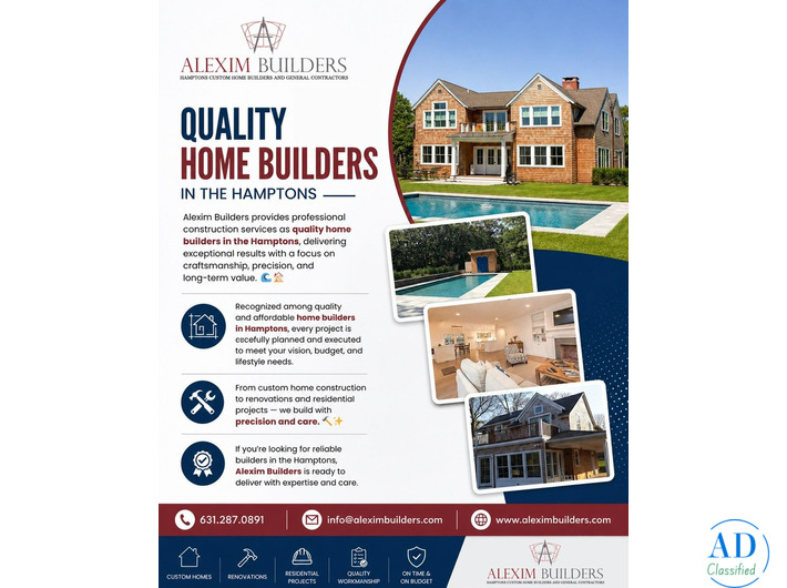 East Hampton custom home builders