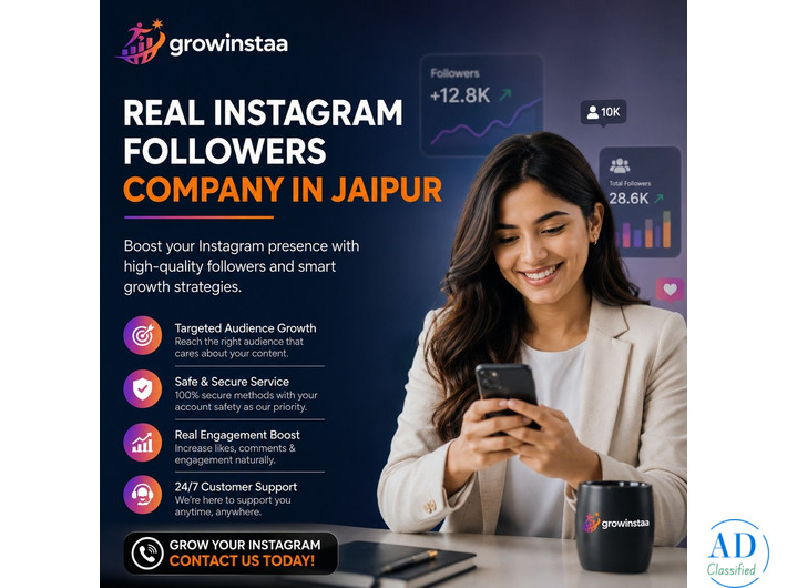 Real Instagram Followers Company in Jaipur – Why Authentic Growth Matters in