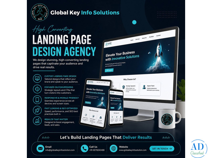 Get More Conversions With Our Landing Page Design Agency