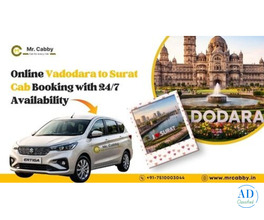 Book Vadodara to Surat Cab fare starts @ 11 Rs/Km