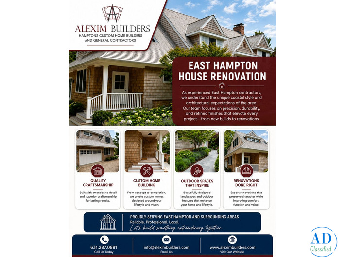 East Hampton house renovation