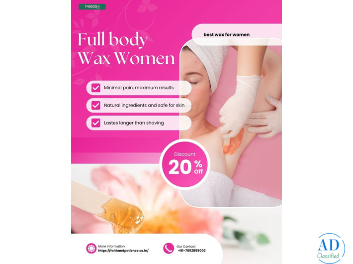 Full Body Wax for Women at Home – No Strips, No Pain | ₹699