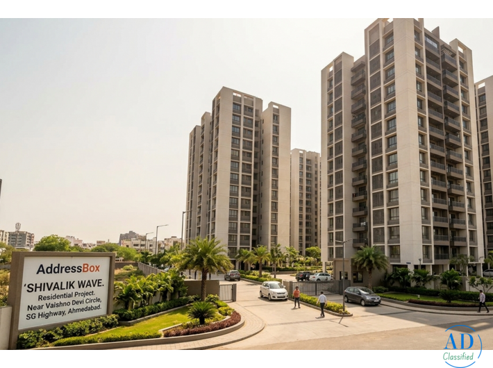 Shivalik Wave - Residential Project at Vaishno Devi Circle, Ahmedabad | AddressBox