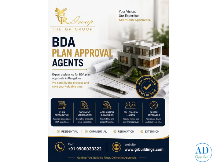BDA plan approval agents in Bangalore