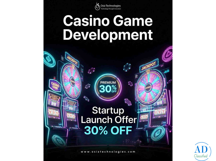 Launch Your Casino Gaming Platform with 30% Startup Offer