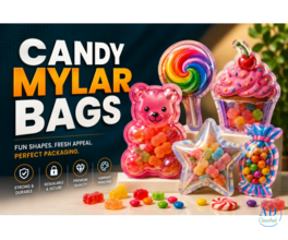 Custom Candy Mylar Bags for Freshness, Storage, and Attractive Packaging