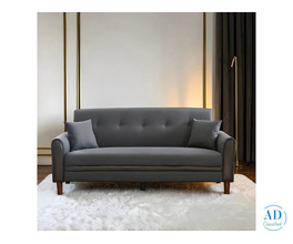 Serenity Tufted Gray Modern Sofa