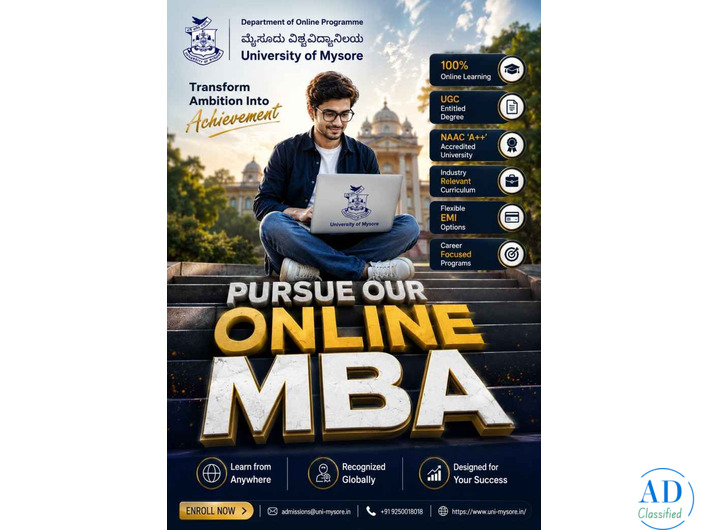 🎓 Online MBA in Operations Management – University of Mysore