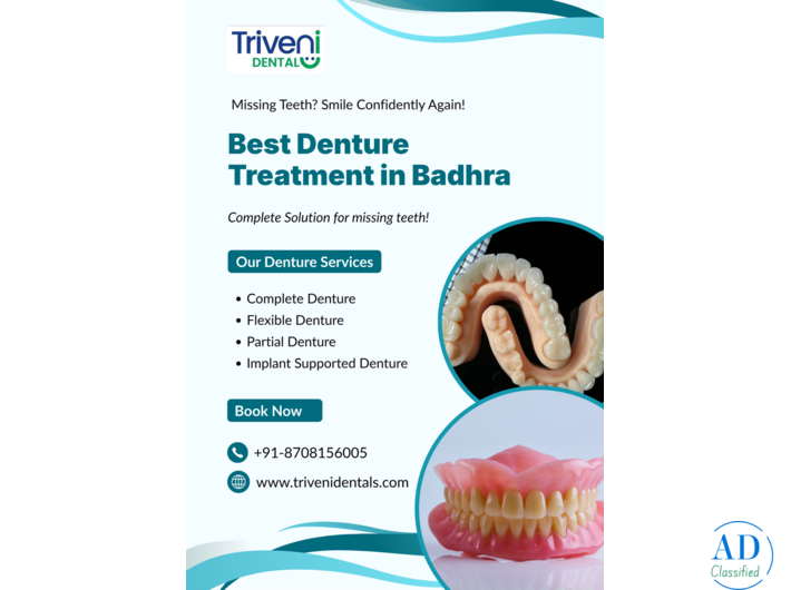 Best Denture Treatment in Badhra | Triveni Dental