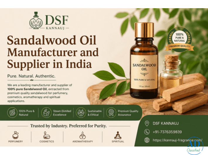 Sandalwood Oil Manufacturer and Supplier in India
