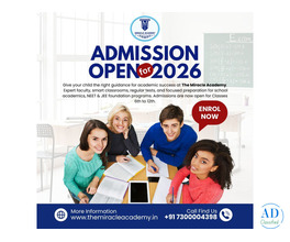 Admission Open   – Best Tuition Classes for 6th to 12th | The Miracle Academy