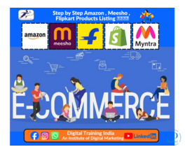 Step by Step Amazon , Meesho , Flipkart Products Listing सीखें