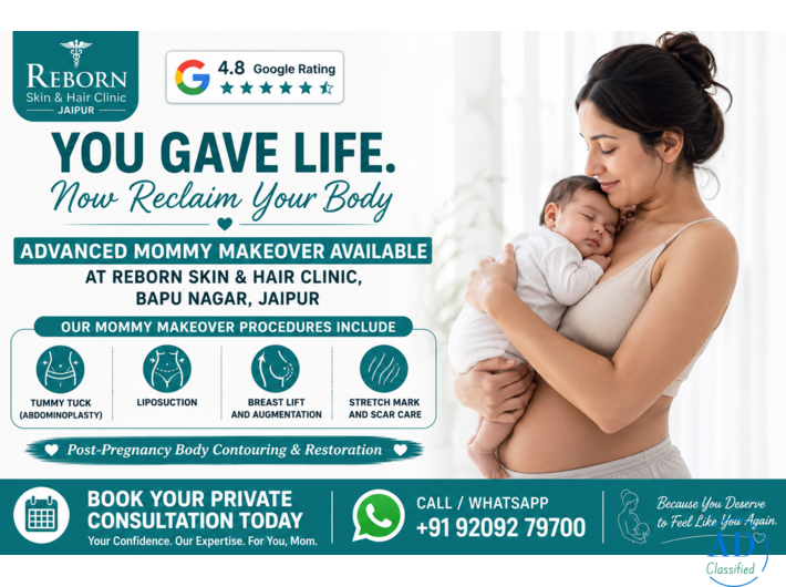 Mommy Makeover in Jaipur - Post-Pregnancy Body Care