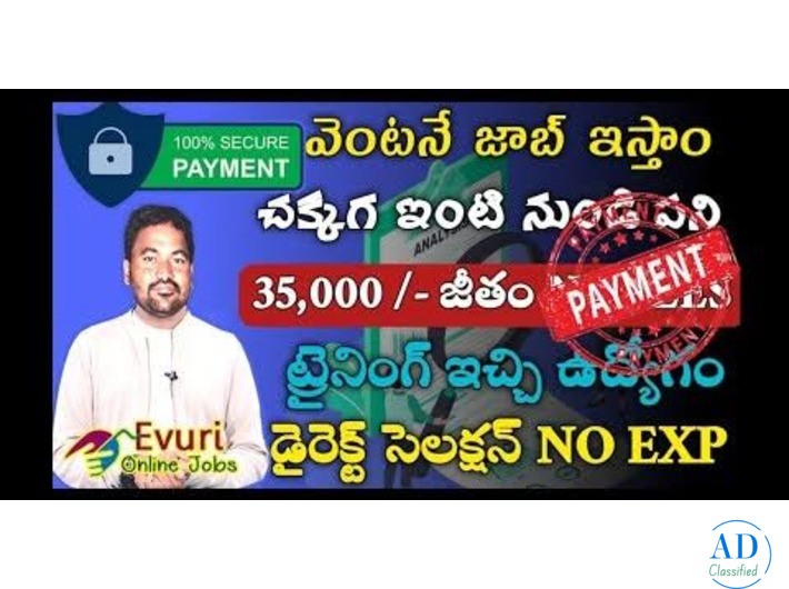 Part Time Home Based Offline Online Data Entry Jobs