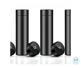 Black Temperature Display Bottles