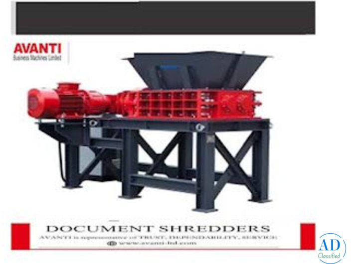 Available Shredding Machine in Hyderabad Avanti-ltd