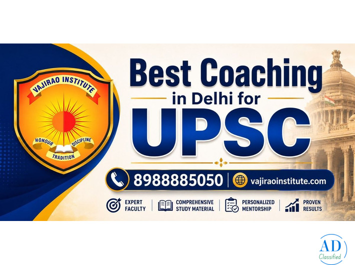 Best Coaching in Delhi for UPSC- Vajirao & Reddy Institute