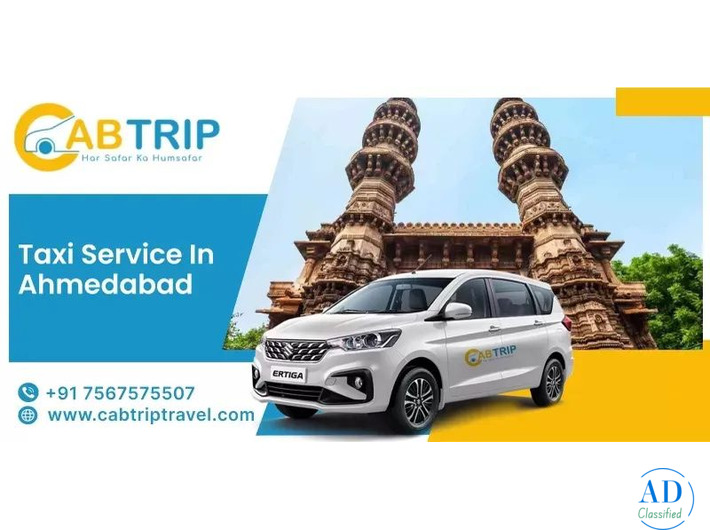 Taxi Service in Ahmedabad by Cab Trip Travel