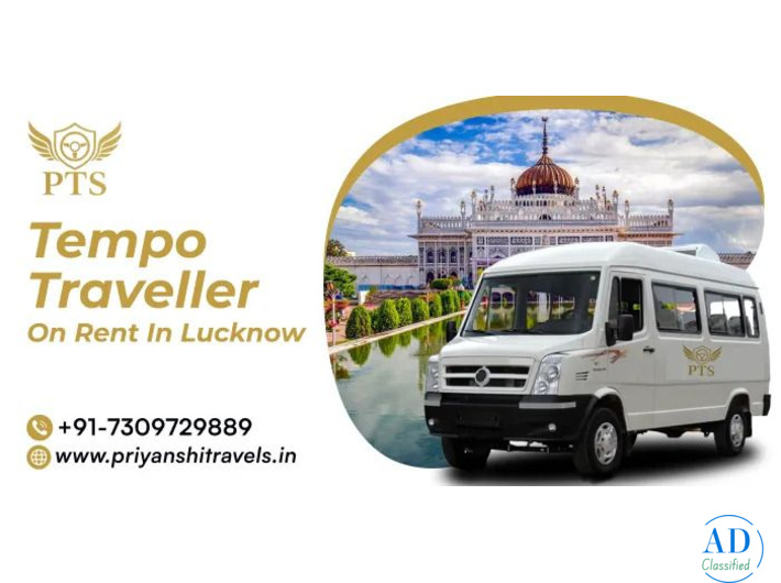 Affordable Tempo Traveller Hire in Lucknow for Group Trips