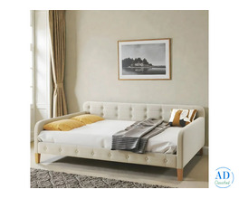 Lumina Tuft Ivory Daybed