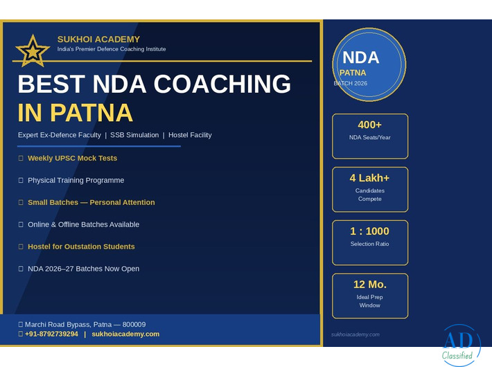 Crack NDA from Patna | Best Coaching, SSB Prep & Physical Training