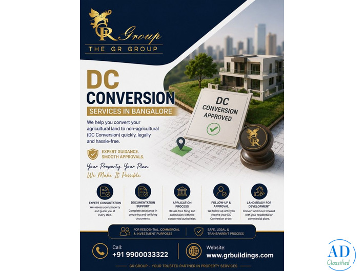 DC conversion in Bangalore