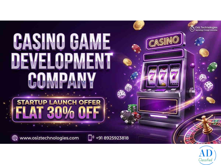 Build Winning Casino Games with an Exclusive Flat 30% Startup Discount!
