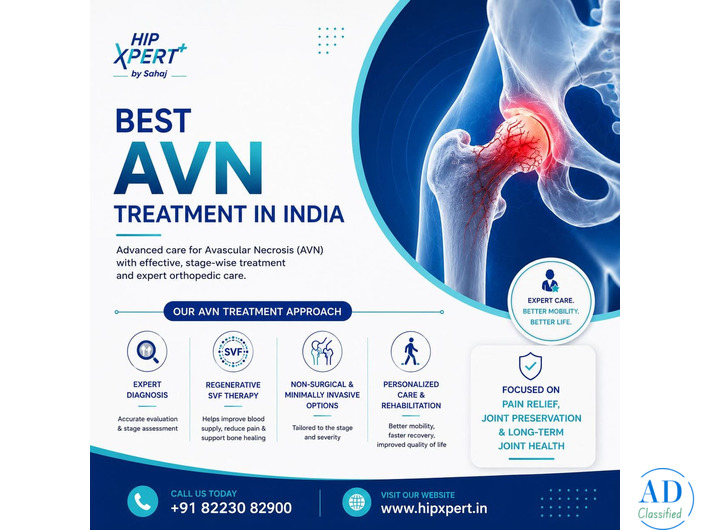 Best AVN Treatment in India – HipXpert