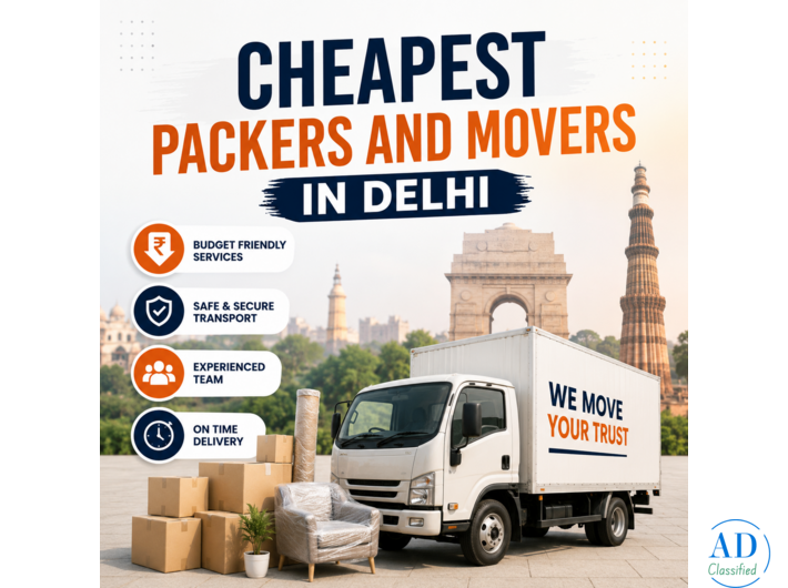 Affordable Cheapest Packers And Movers in Delhi for Hassle-Free Moving