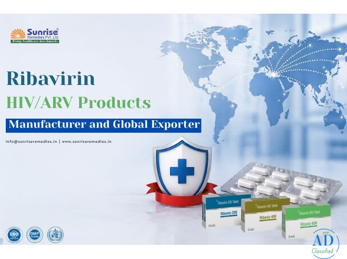Ribavirin HIV/ARV Products Manufacturer and Global Exporter