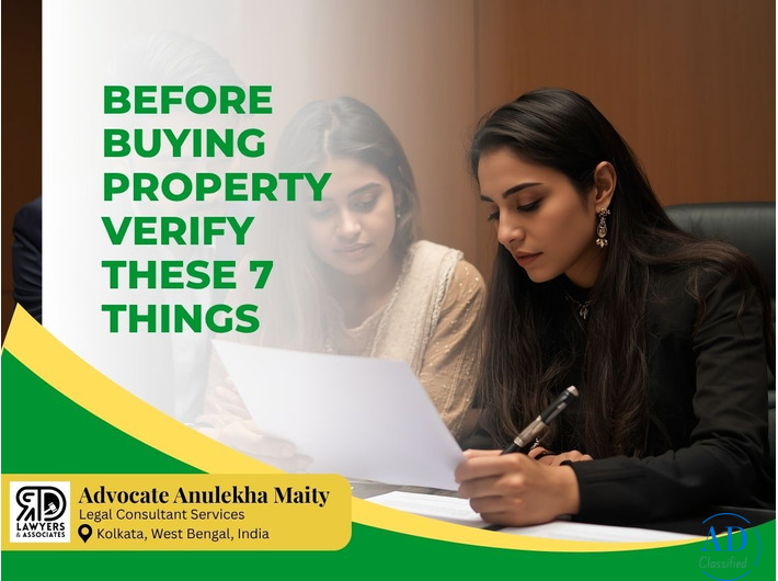 Advocate Anulekha Maity - Property Registration Checklist Before You Pay Advance Money
