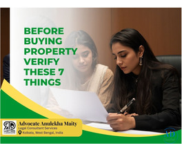 Advocate Anulekha Maity - Property Registration Checklist Before You Pay Advance Money