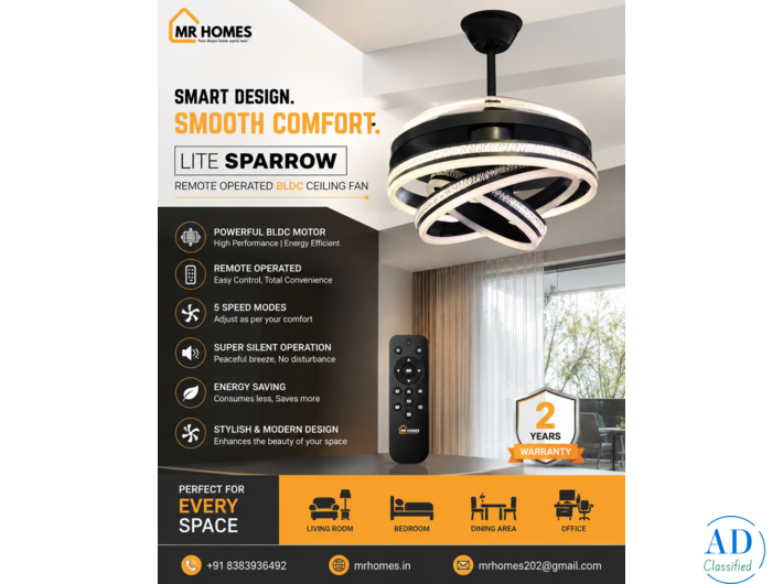Buy Premium Ceiling Fans Online | Best Ceiling Fans for Home Comfort