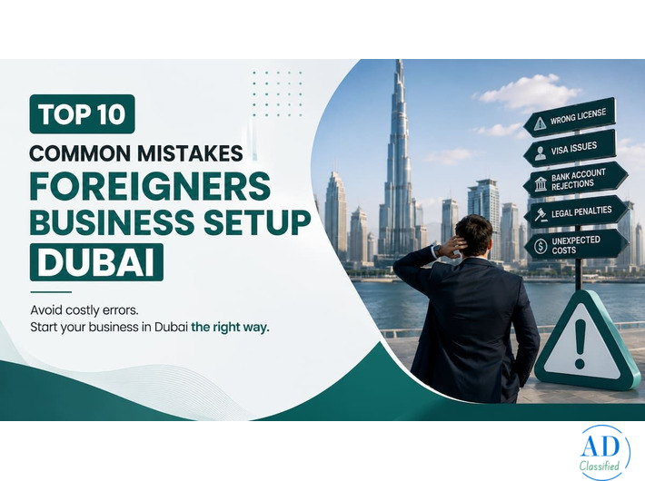 Common Mistakes Foreigners Business Setup in Dubai