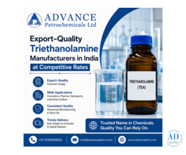 Export-Quality Triethanolamine Manufacturers in India at Competitive Rates