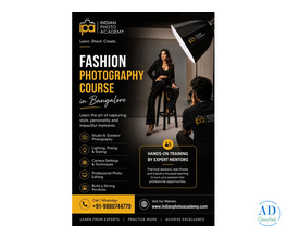 fashion photography courses in Bangalore