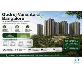 Godrej Vanantara Bangalore Forest Township