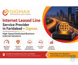 Internet Leased Line Service Provider in Faridabad – Gigmax  Internet