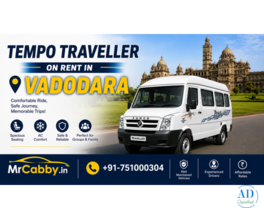 Hire Luxury Tempo Traveller in Vadodara for Comfortable Group Travel