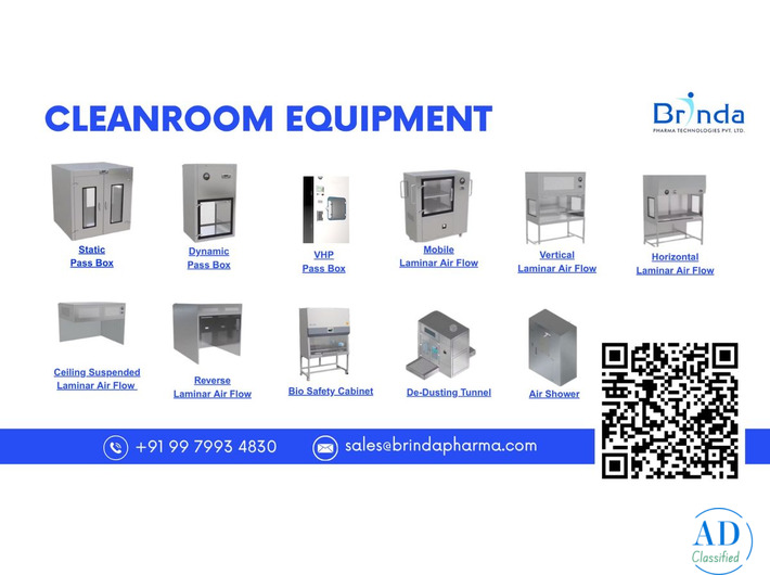 Clean Room Equipment Manufacturers in India