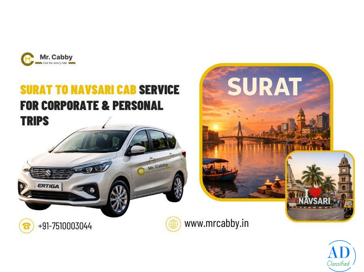 Book Surat to Navsari Cab Service & Get Up to 10% off