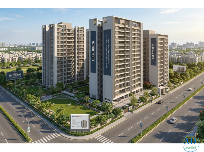 The Storeys - 3 BHK, 4 BHK Residential Project at Shantigram, Ahmedabad | AddressBox