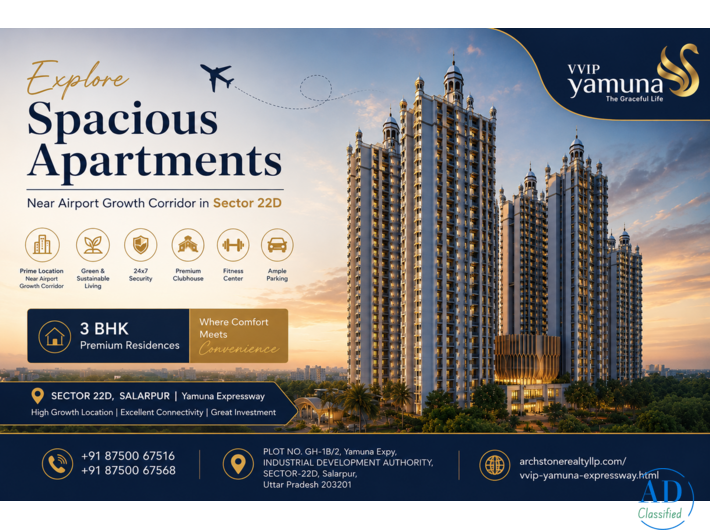 Explore Spacious Apartments Near Airport Growth Corridor in Sector 22D