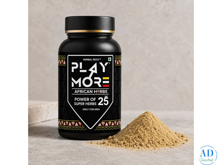 Play More Powder – Original African Herbs Stamina Formula for Men