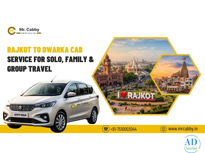 Best Rajkot to Dwarka Cab Service for Safe & Comfortable Travel