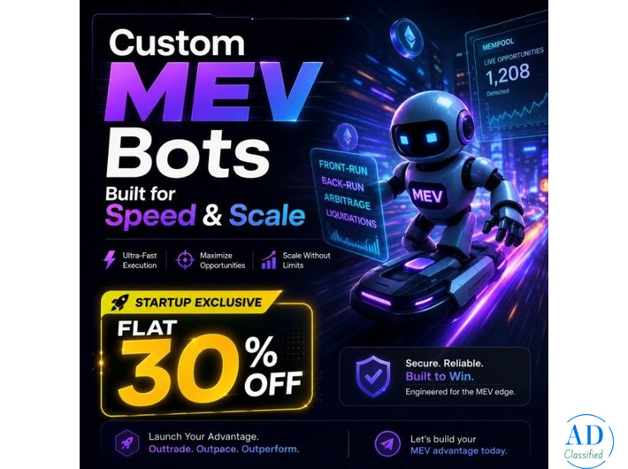 Unlock Maximum On-Chain Profits – Flat 30% OFF on MEV Trading Bot Development
