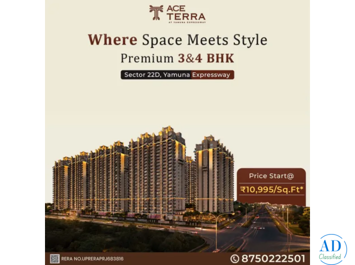 ACE Terra Sector 22D – Luxury Apartments Near Noida International Airport