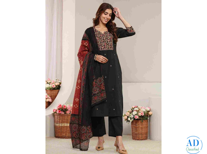 Shop Stylish Cotton Kurta Sets for Women