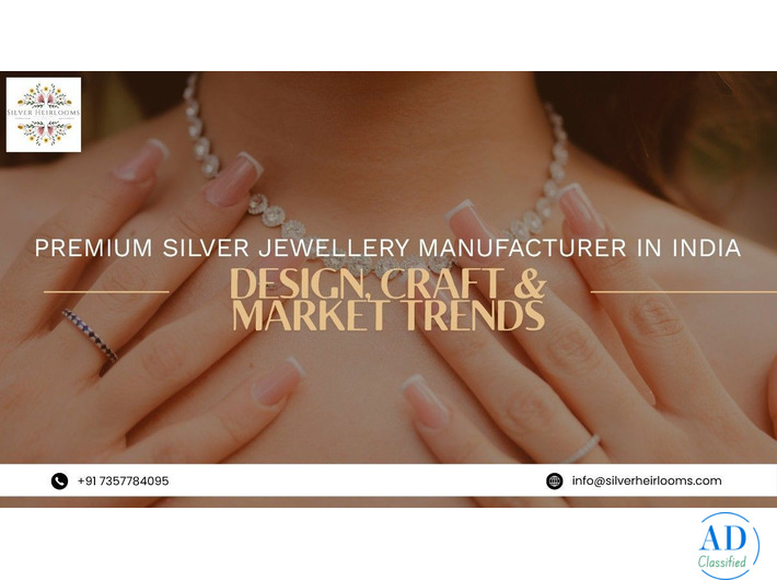 Premium Silver Jewellery Manufacturer in India – Design, Craft & Market Trends